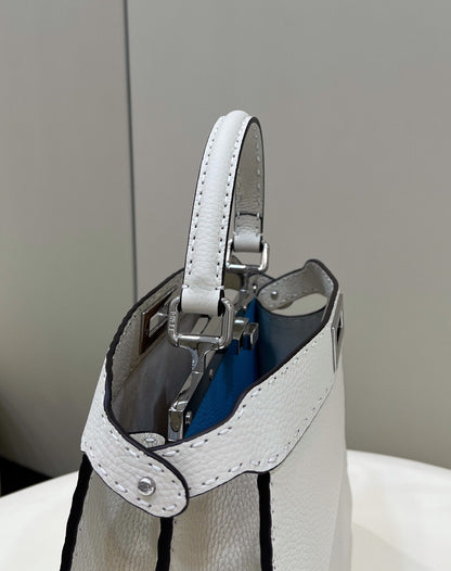 FI Peekaboo ISeeU Medium White For Women, Handbags, Shoulder Bags 13.1in/33.5cm FF
