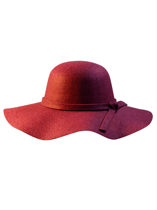 Elegant Bow Bowler Hat