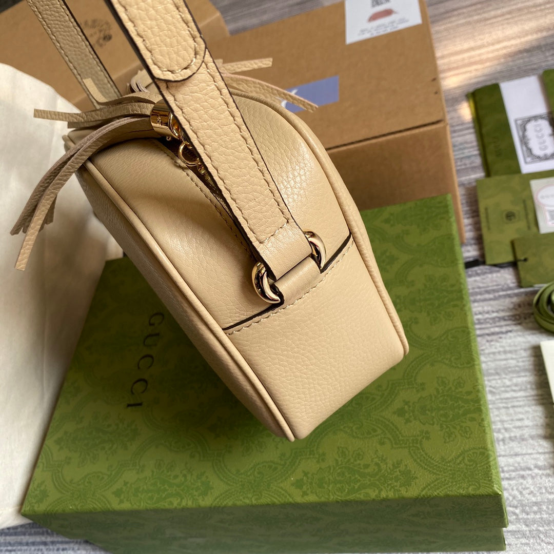 gg Soho Small Disco Bag Beige For Women, Women&#8217;s Bags, Shoulder And Crossbody Bags 8in/21cm gg 308364