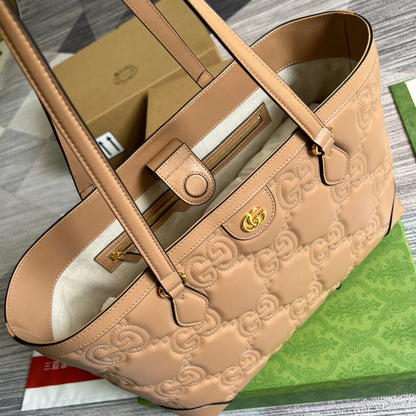 gg Medium Tote Beige For Women, Women&#8217;s Bags 15in/38cm gg ‎631685 UM8IG 9500