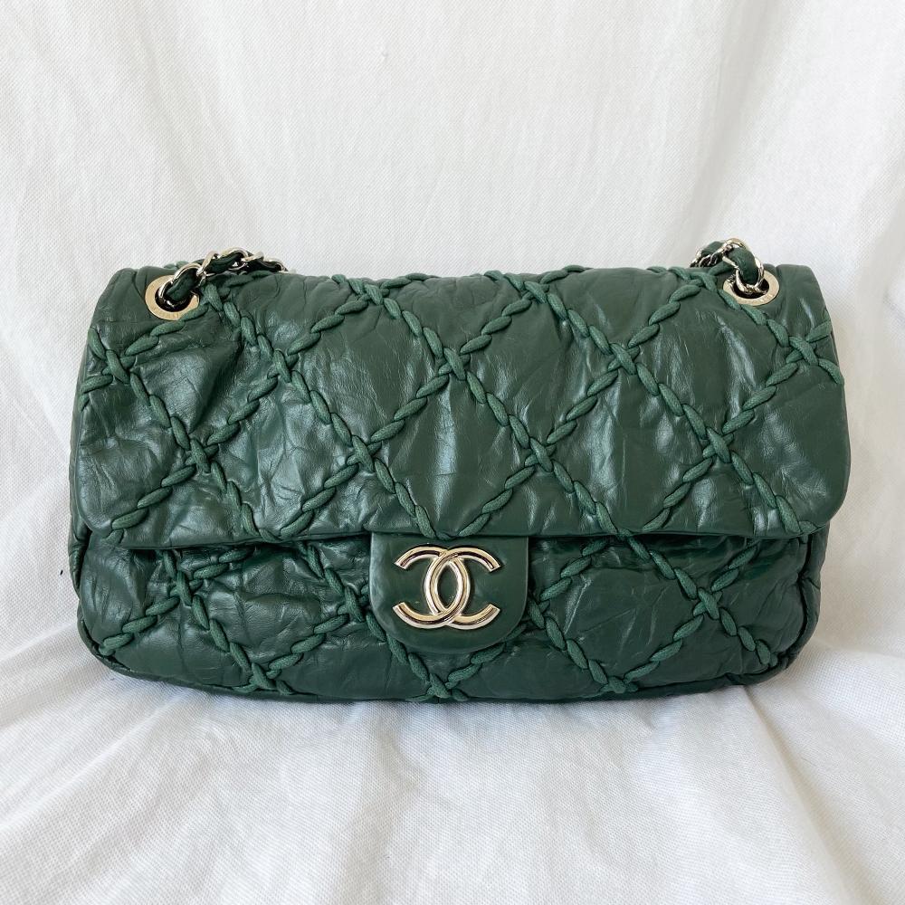Chanel ultra stitch flap calfskin Shoulder Bag