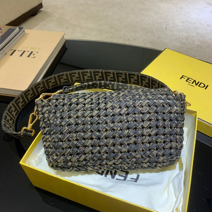 FI Baguette Jacquard Fabric Interlace For Women, Bags 10.2in/26cm FF 8BR600