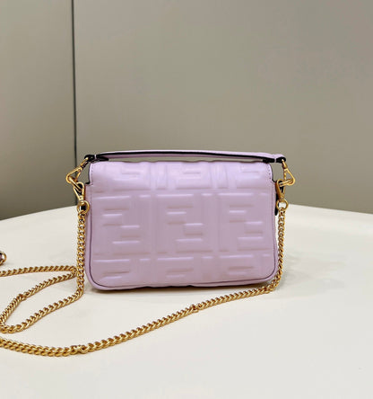 FI Baguette Purple For Women, Handbags, Shoulder And Crossbody Bags 7.5in/19cm FF 8BS017
