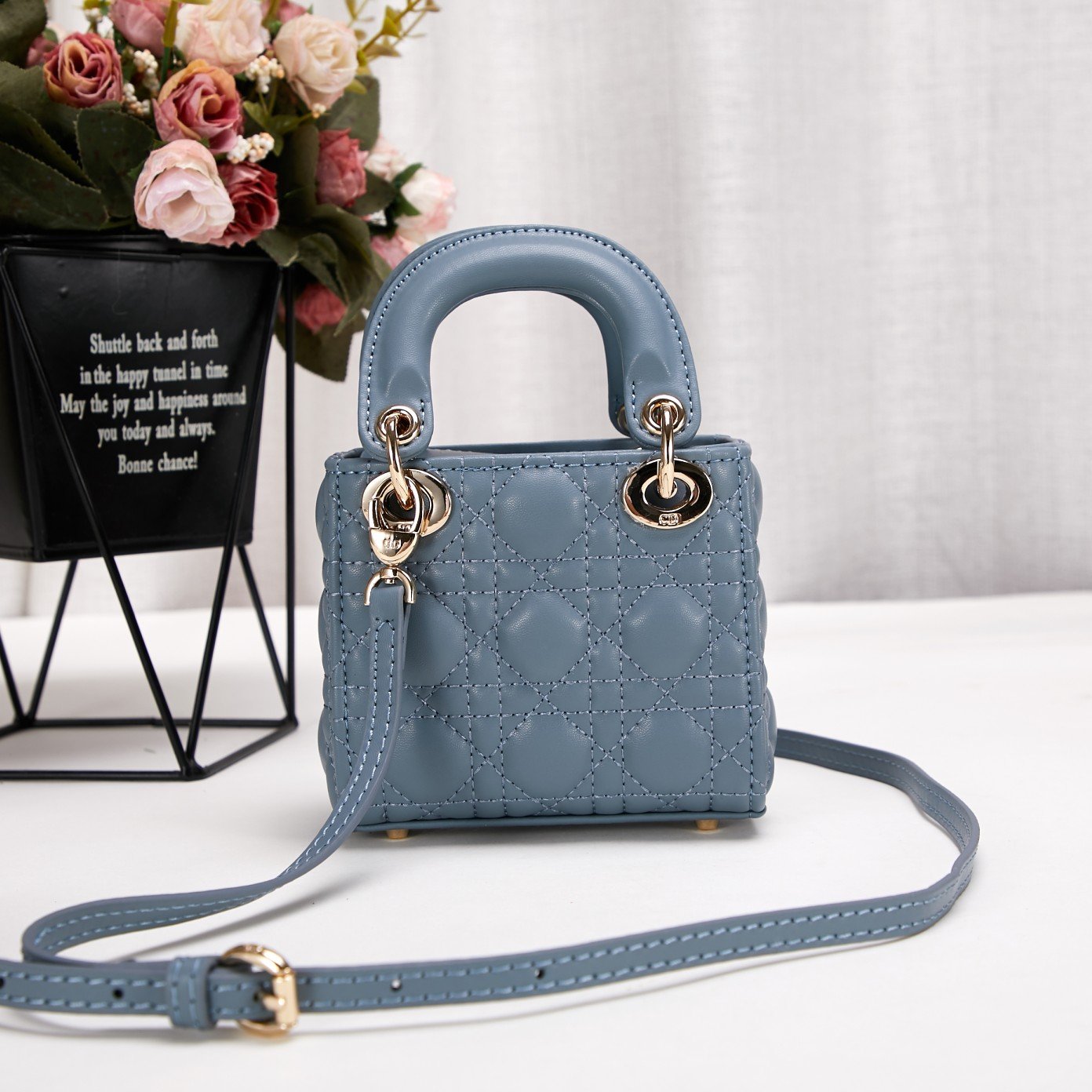 Dior Micro Lady Dior Cannage Heart