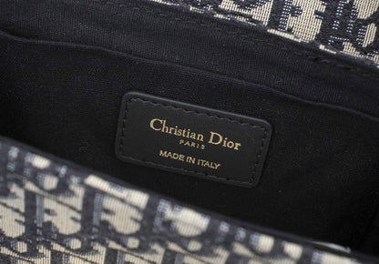 Dior 30 Montaigne Bag Blue Dior Oblique Jacquard Women