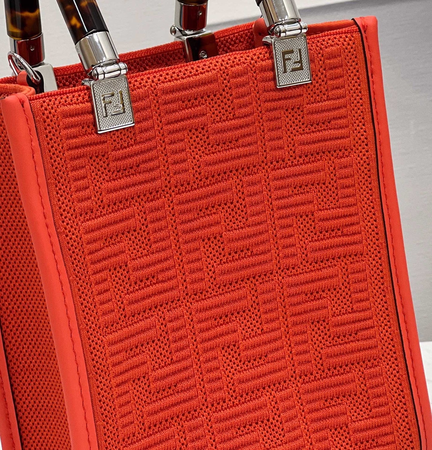 FI Mini Sunshine Shopper Red For Women, Handbags, Shoulder And CrossBody Bags 7.1in/18cm FF 8BS051
