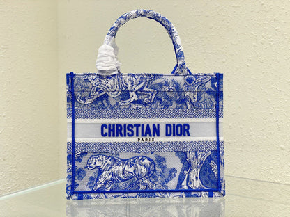 DI Small Book Tote Blue, For Women, Women’s Handbags 26.5cm/10.5in CD M1265ZRVJ_M808