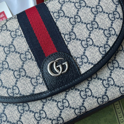 gg Ophidia gg Small Shoulder Bag Beige And Black For Women, Women&#8217;s Bags 9.1in/23cm gg