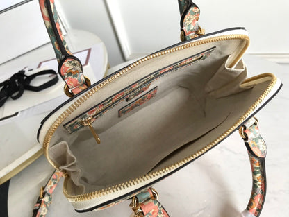 gg Horsebit 1955 Small Top Handle Bag Printing Liberty For Women 10in/25cm gg 620850