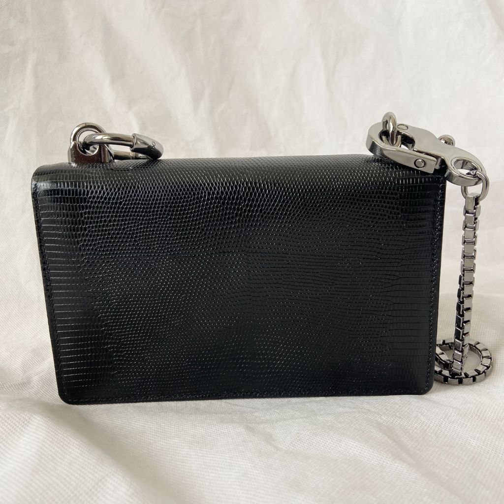 Dolce & Gabbana Black DG Girls Hashtag Logo Bag