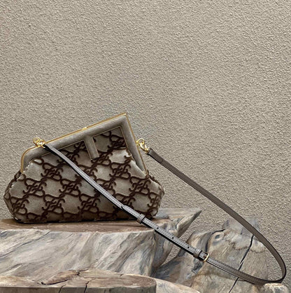 FI First Small Gray Bag For Woman 26cm/10in