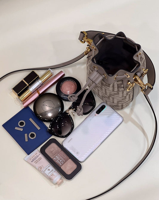 FI Mon Tresor Small Beige Bag For Woman 18cm/7in