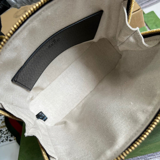 gg x Adidas Horsebit 1955 Mini Bag Black For Women, Women&#8217;s Bags 7.9in/20cm gg‎ 677212 U3ZDG 8726