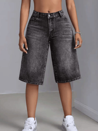 Fashion Breeches Denim Shorts