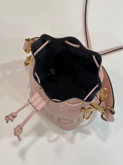 FI Mon Tresor Pale Pink For Women, Handbags, Shoulder And Crossbody Bags 7.1in/18cm FF 8BS010AC9LF14N1