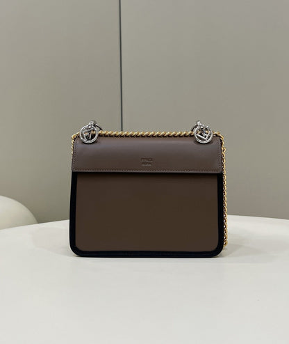 FI Kan I F Small Brown Bag For Woman 15cm/5.5in 8BT286A651F13VK