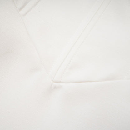 Elva white bowknot flared mini dress