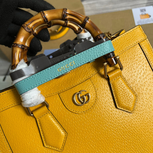 gg Diana Small Tote Bag Yellow For Women, Women&#8217;s Bags 11in/27cm gg ‎