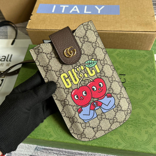 gg Superme Mini Bag Beige And Ebony gg Supreme Canvas  For Women 6.7in/17cm gg 