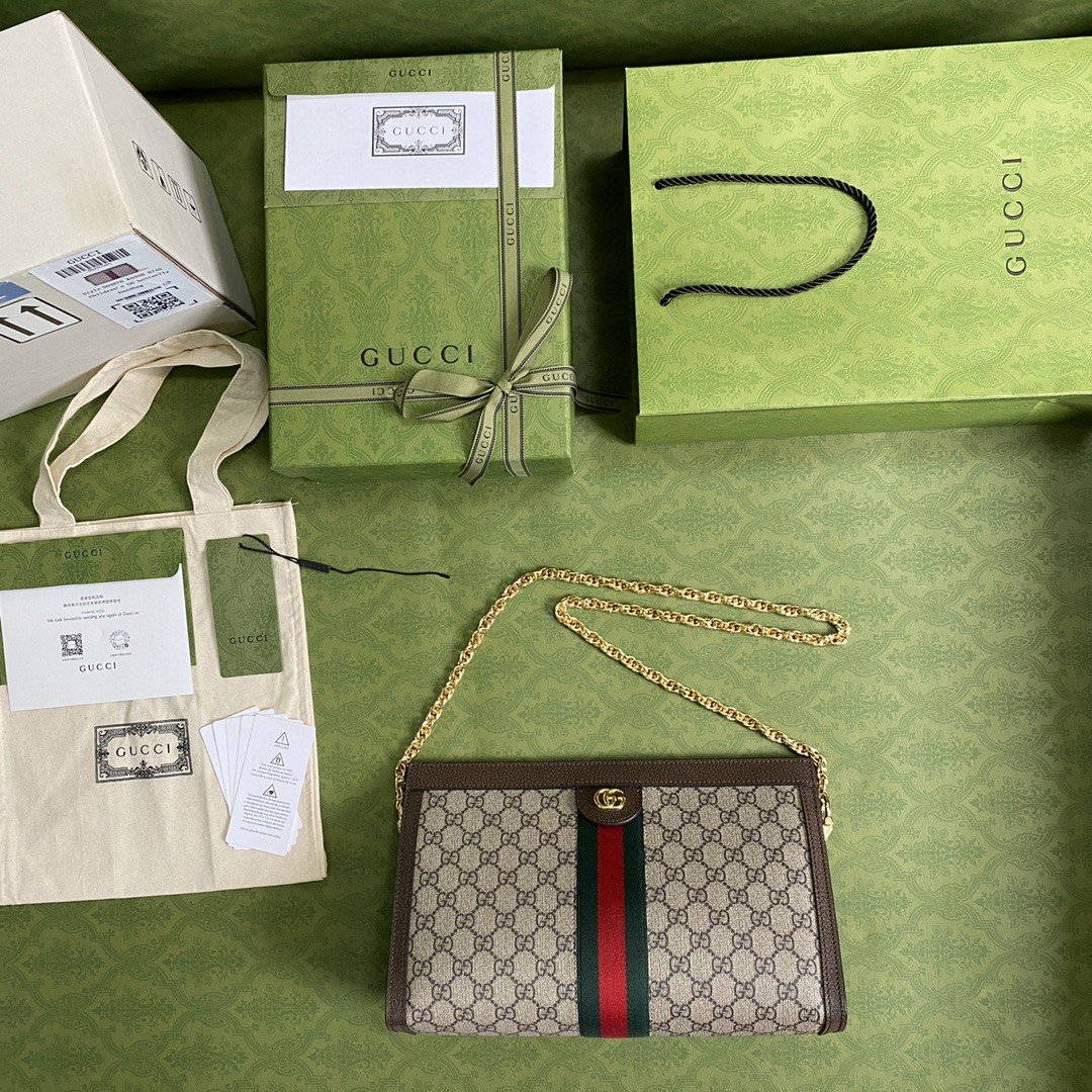 gg Ophidia gg Medium Shoulder Bag Beige/Ebony gg Supreme Canvas Green And Red Web For Women 13in/32.5cm gg 503876 K05NG 8745