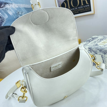 Dior Medium Dior Bobby Bag Black Box Calfskin Women