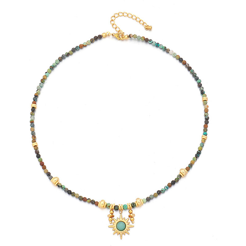 Vintage Beaded Turquoise Necklace