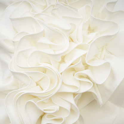 Lucie white floral-applique top