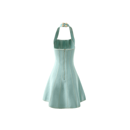 Marla knitted flared mini dress