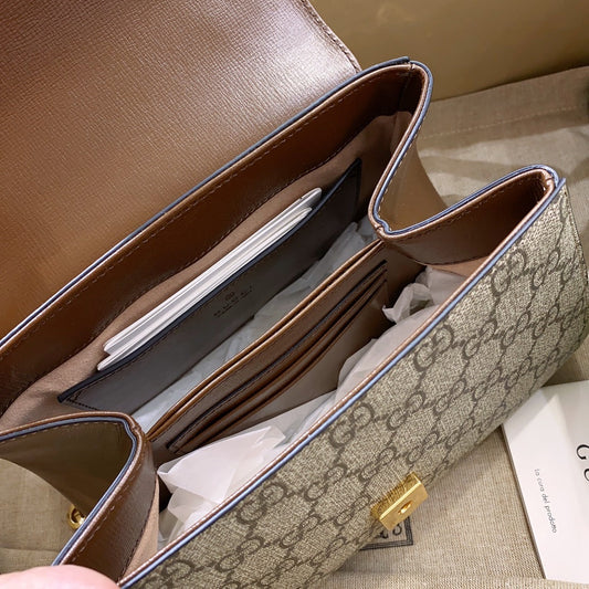 gg Horsebit 1955 Mini Bag Brown For Women, Women&#8217;s Bags 8.7in/22cm gg ‎703848 9AAAJ 8563