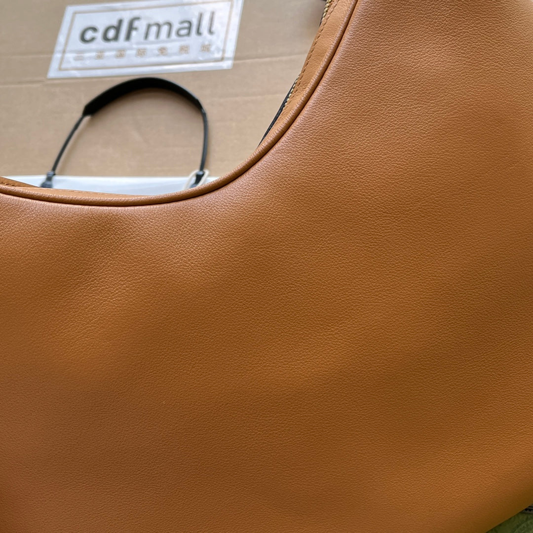 gg Atache Large Shoulder Bag Brown For Women, Women&#8217;s Bags 13.8in/35cm gg‎ 702823 UXWBG 3162