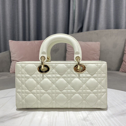 Dior Lady Dior Alligator White