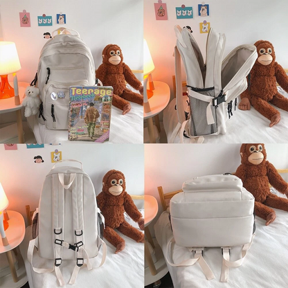 Double-Deck Waterproof School Backpack V2