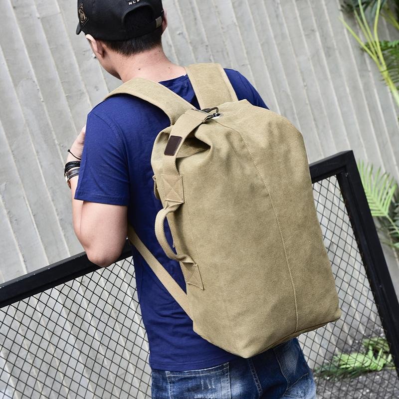'The Military' - Canvas Duffel Backpack