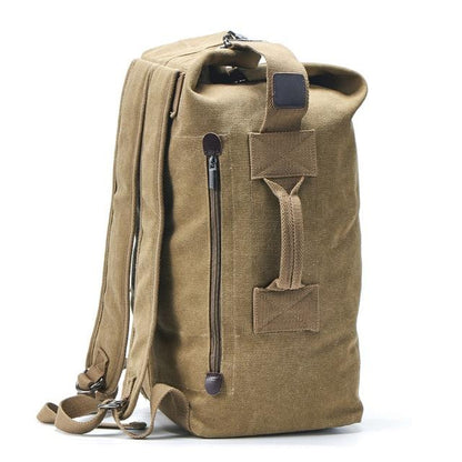 'The Military' - Canvas Duffel Backpack