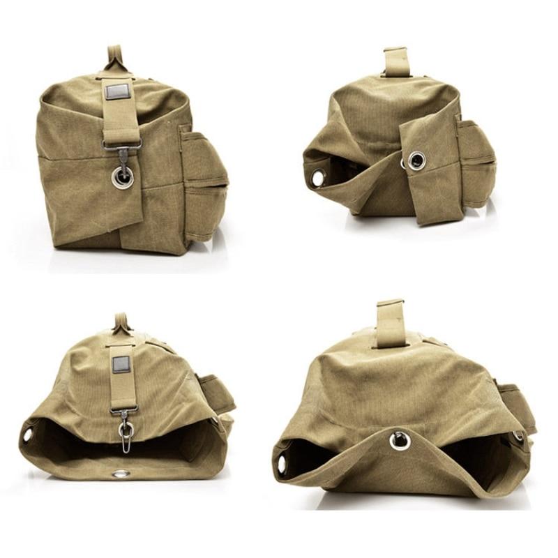 'The Military' - Canvas Duffel Backpack